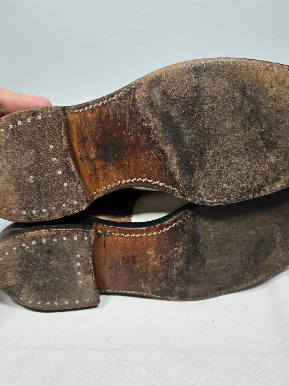 Vintage BOSTONIANS Leather Saddle Oxford Shoes Brown/White Classic Preppy